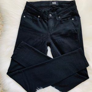 Paige Verdugo Black Skinny Jeans